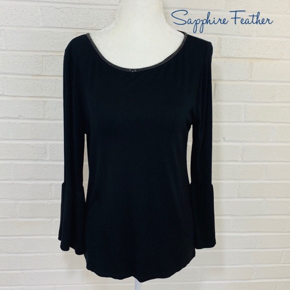 White House Black Market Tops - WHITE HOUSE | BLACK MARKET Long Sleeve Blouse